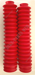 Forks boots red gaitors Honda XLR250, XLR350, XLR400, XLR500 and XLR600 39mm - 232003